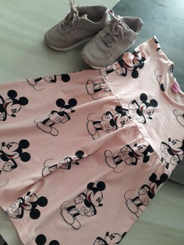 Tênis infantil + vestido Disney tamanho 6 tenis 26R$30 - Foto 3