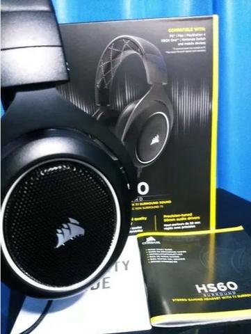 Headset Corsair HS60 7.1 Usb - Preto Com Branco