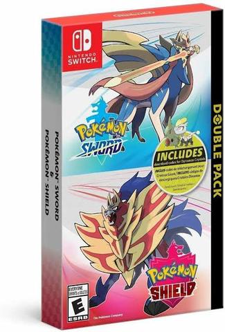 Pokemon sword and shield doubpe pack lacrado mídia física