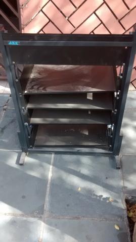 Rack Studio Suporte Mesa De Som Com Gaveta Ask