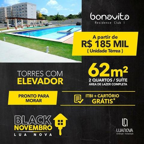 Cond BonaVita Prime no Araçagi * Pronto p/ Morar * 2 Qts Suite * Áreas de Lazer Social