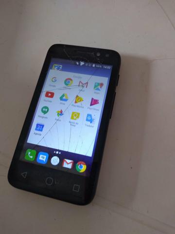 Smartphone 8g camera 8m frontal flash alcatel pix 4