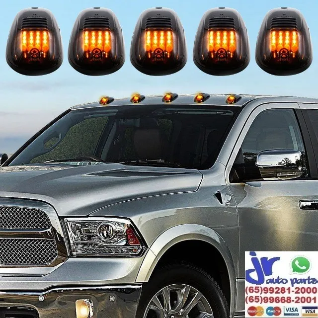 Cab Light Luz Teto Led Lente Fumê F250 S10 Dodge Ram