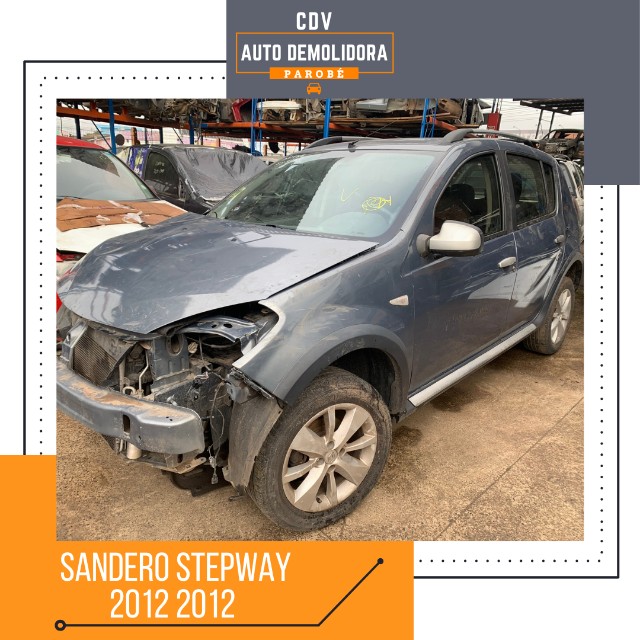 Sucata Renault Sandero Stepway 2012 disponível para venda de peças - Foto 4