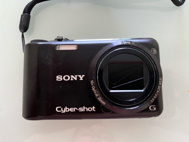 Câmera digital HD Sony com GPS