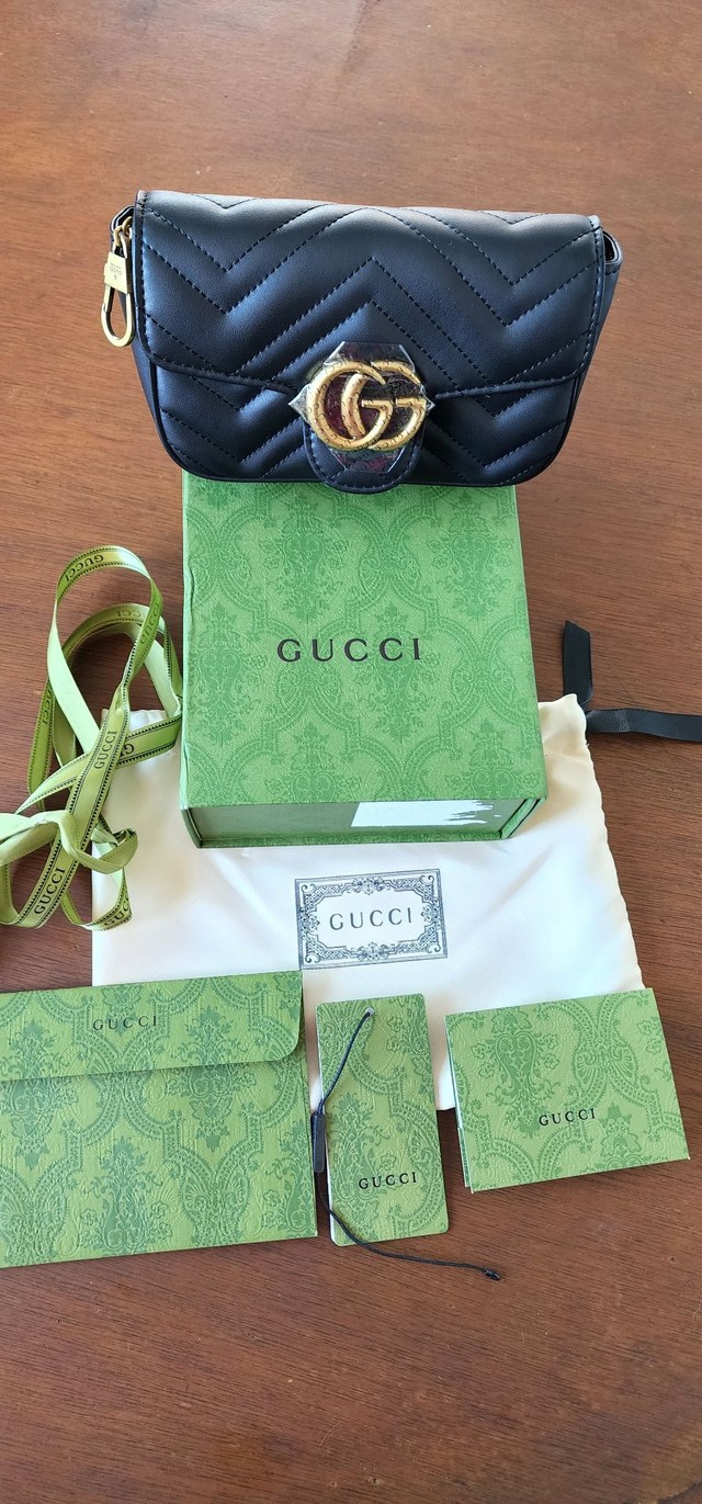 Bolsa Gucci Mini Marmont Matelassê 