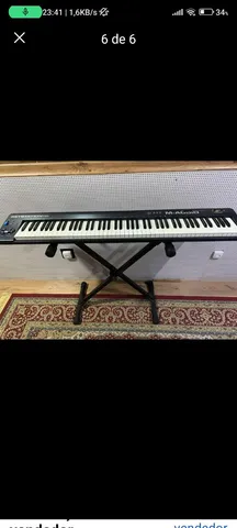 24 teclas de música piano teclado jogar esteira com 4 modos de