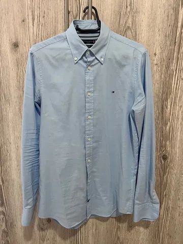 Camisa Social Azul Tommy Hilfiger - Foto 2