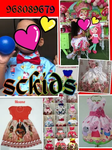 Fantasia Moana Baby 1 Ano, Roupa Infantil para Menina Moana Usado 83939572