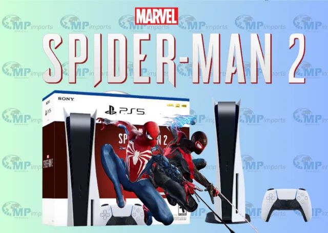 Console Sony PlayStation 5 Standard Edition + Jogo Marvel's Spider Man 2 PS5  Mídia Digital