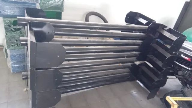 Lixeira de metal dupla  - Foto 2