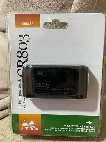 Leitor e gravador de cartão de memória 