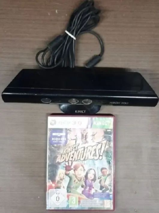 Sensor Kinect Xbox 360 com Jogo Kinect Adventures - Foto 2