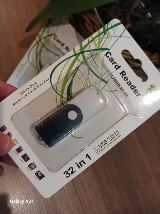 Frete grátis/Leitor e Gravador de cartão USB - Foto 2