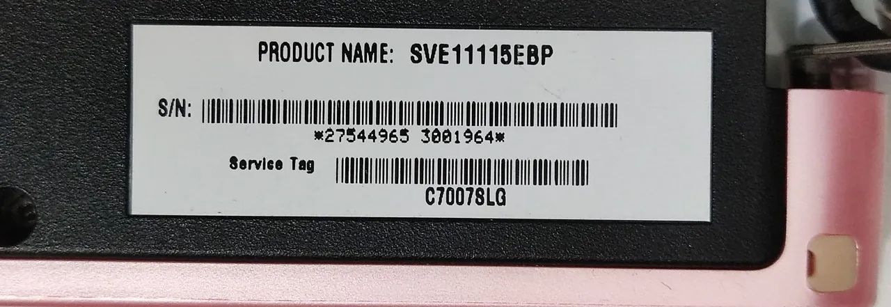 Notebook VAIO Rosa SVE11115EBP - Foto 5