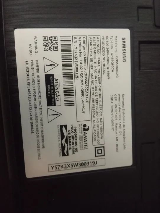 TV Samsung 55 polegadas Smart 4K