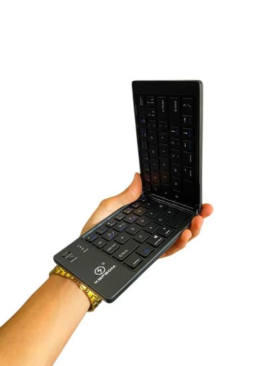 MINI TECLADO DOBRÁVEL BLUETOOTH KAPBOM - Foto 3