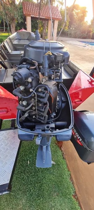 Barco 5m - Motor 35 HP - Carreta rodoviária - Foto 7