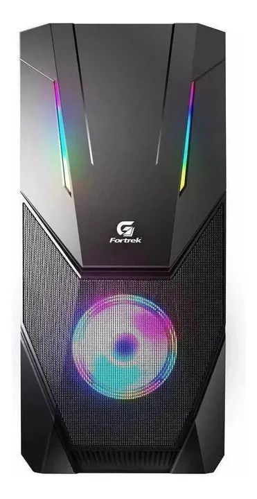 Gabinete Gamer Fortrek Mid Tower Black Hawk RGB Preto Loja Coimbra Computadores  - Foto 5