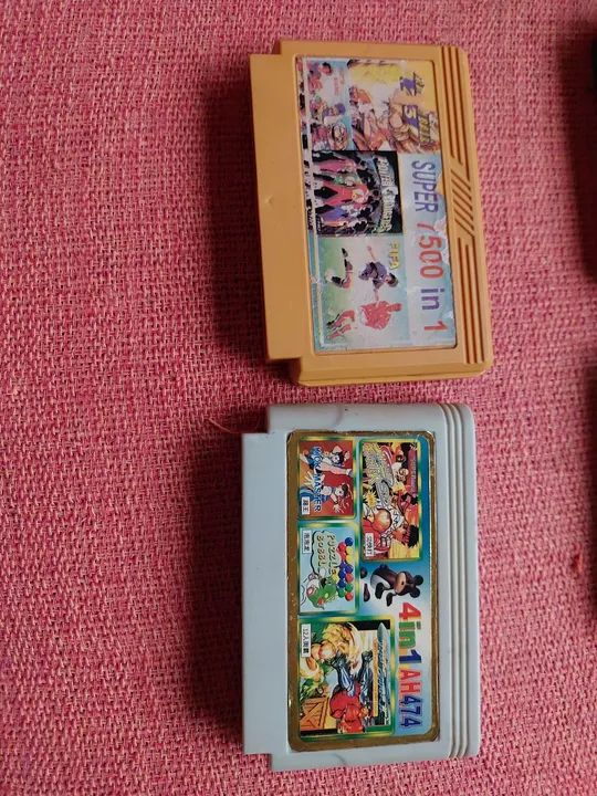 04 FITAS CARTUCHOS PARA VÍDEO GAME ANTIGO SÓ VENDA NÃO TROCO POR NADA  - Foto 5
