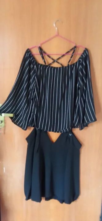 Blusa Preta e Blusa Listrada - Foto 3