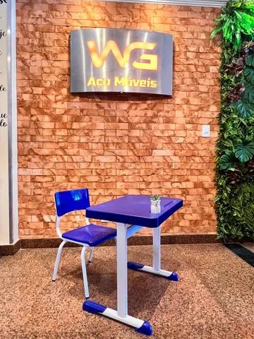 mesa e cadeira escolar 