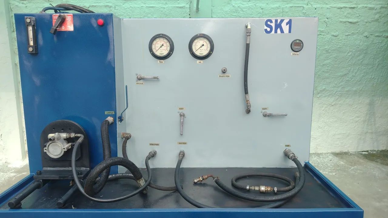 Conjunto bancada de Teste de caixa de direção hidráulica e bomba hidráulica  - Foto 6