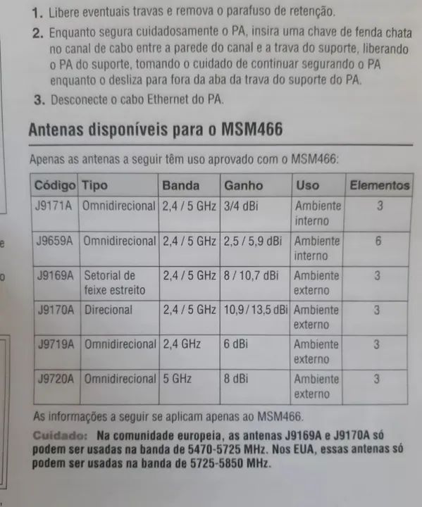 J9621A - HP - Access Point MSM 466 Dual 802.11N - Foto 6