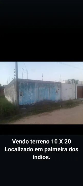 Terreno 10x20 em Palmira dos Índios ( Próximo a CISP e ao novo hospital).