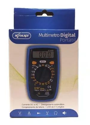 Multímetro Digital Portátil Knup KP-AA033 - Instalações Elétricas E ...