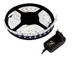 Fita de LED Branca com Fonte 5 Metros
