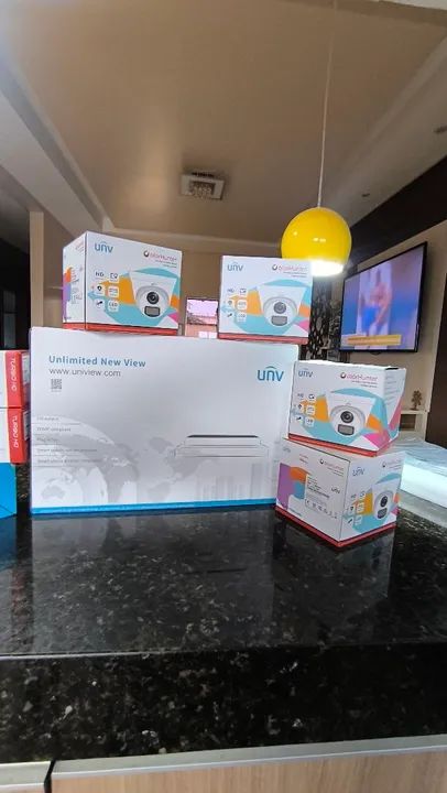 Kit de Câmeras de Segurança  Câmeras 1080p Full HD 