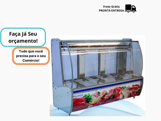 Balcao de Açougue Polo Frio 2 M Inox