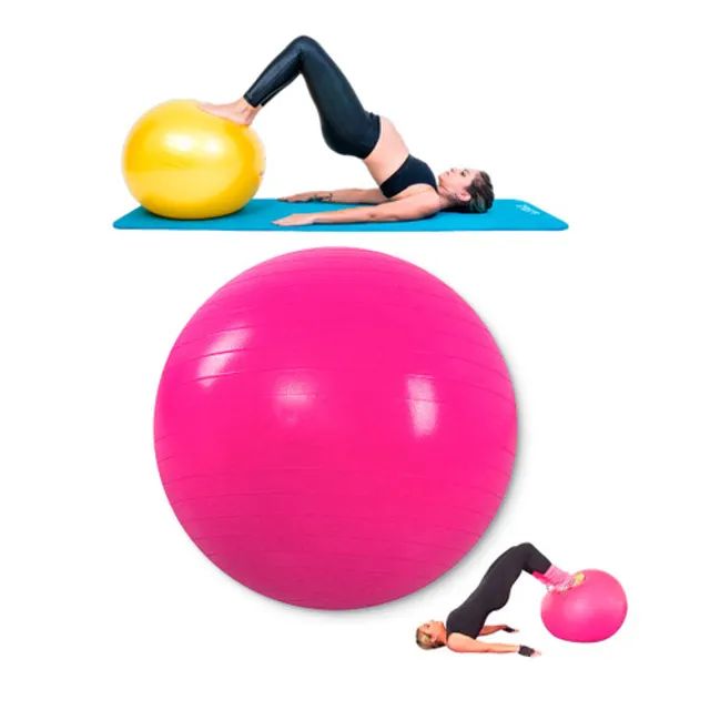 Bola Para Exercicio Suiça De Pilates 55cm Ft3 123util - Foto 4