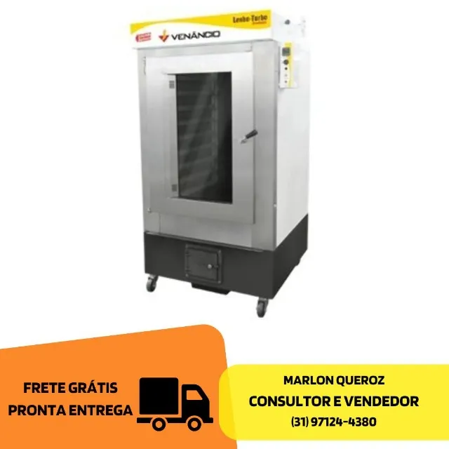 Forno Turbo a Lenha de Padaria