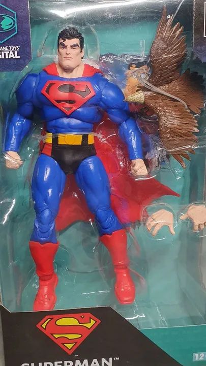 Superman mcfarlane original Lacrado our worlds at war  - Foto 2