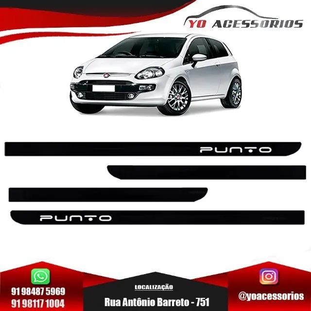 Friso Lateral Punto Modelo Borrachão