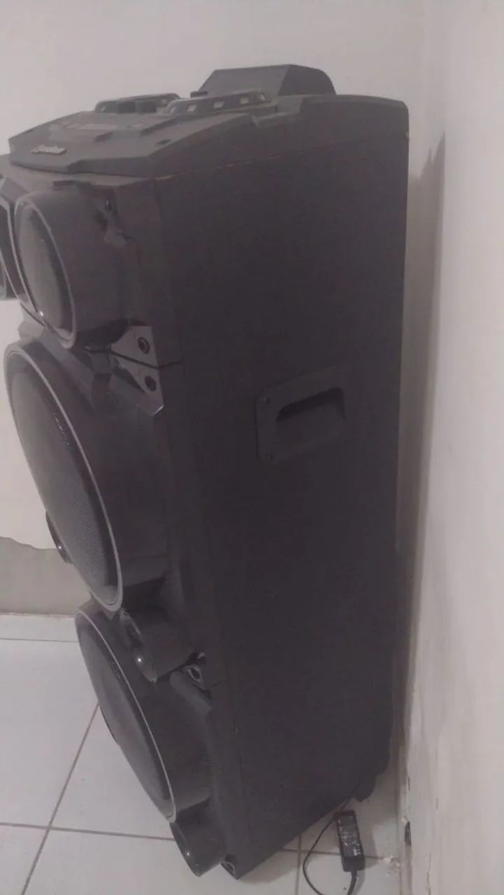 Caixa de Som Torre Gradiente Potente Semi Nova  - Foto 4