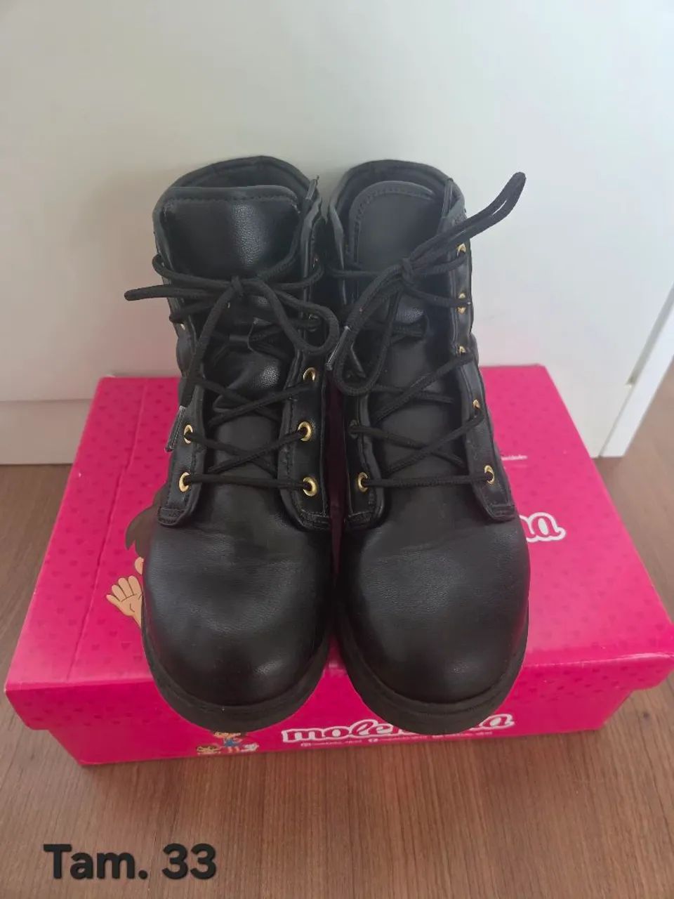 Bota Coturno Infantil Molekinha Tam.33