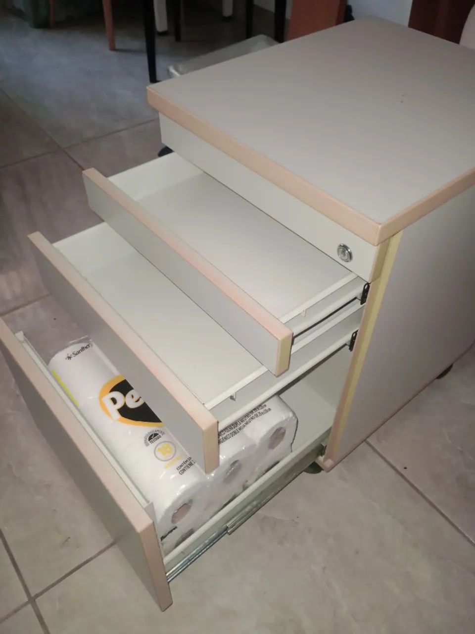 Gaveteiro de Escritório 3 Gavetas