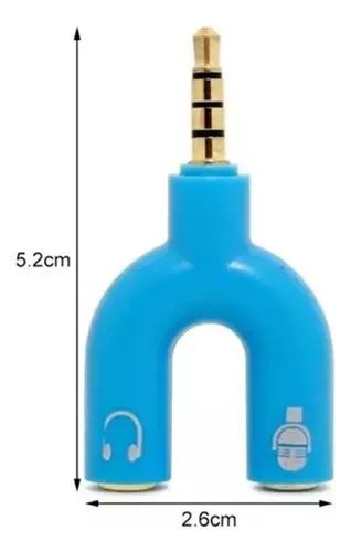 Adaptador Y P3 Pra Fone e Microfone  - Foto 2