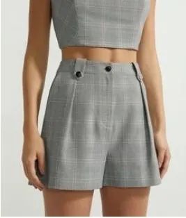 Short Alfaiataria Xadrez 40