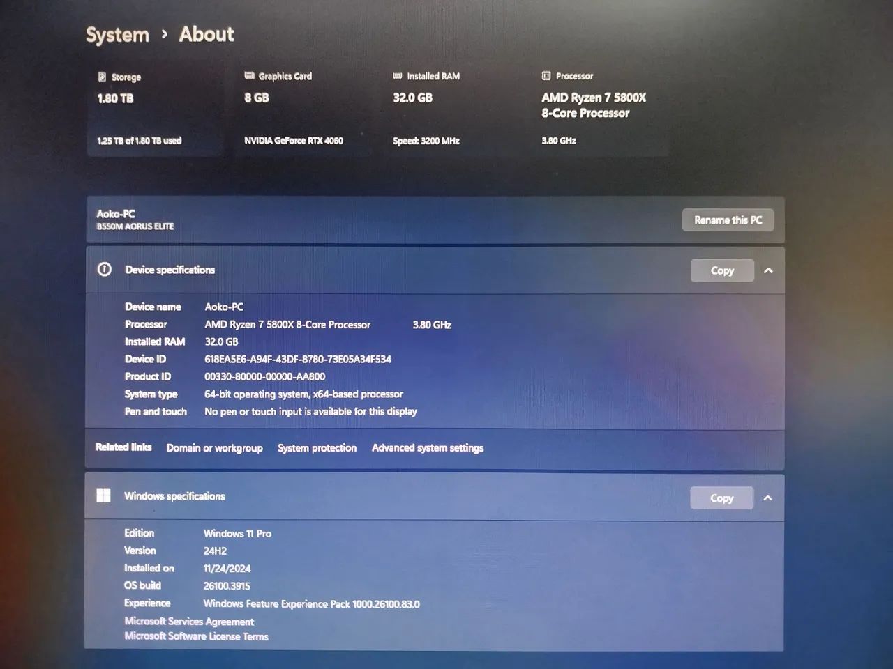 PC Gamer com Ryzen 7 5800X, RTX 4060, 32 GB RAM. - Foto 4