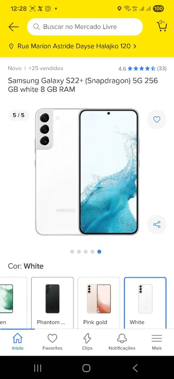 Vendo smartphones s22