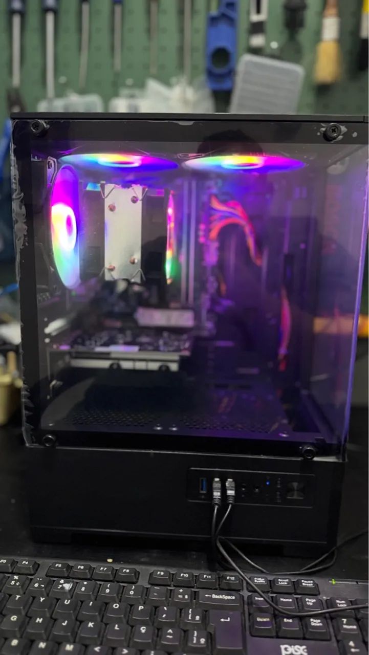 CPU gamer Intel xeon e3 1230 v2 16gb rx 550 4gb - Foto 2