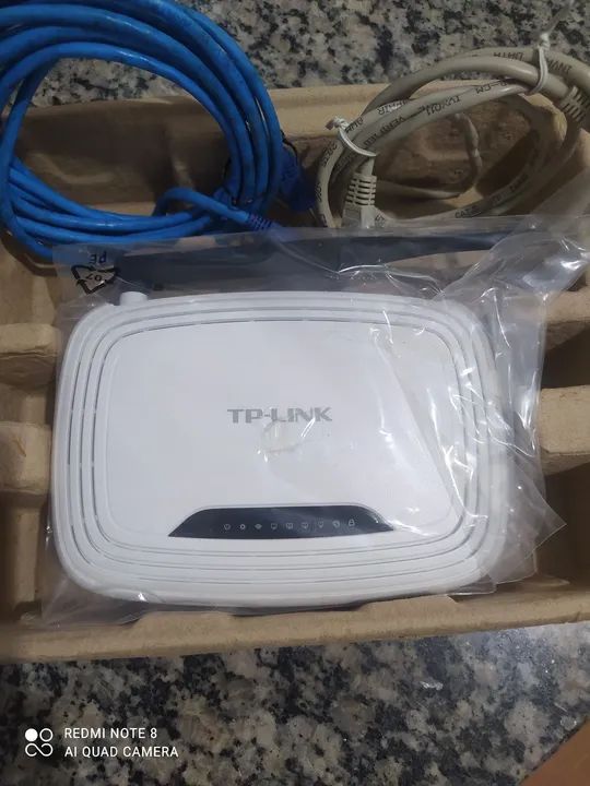 (Entrega + cabos)Roteador Wireless N TP-Link TL-WR740N 150Mbps - Foto 2