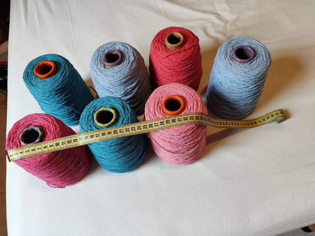 KIT Linhas para crochê - 6 cores - NOVAS!