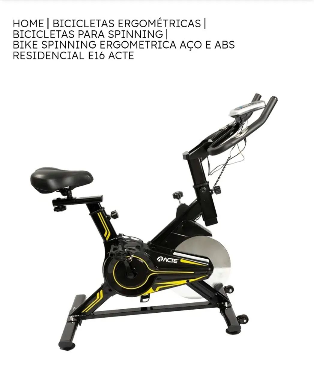 Bicicleta Ergométrica Spinning E16 Acte Sports - Foto 4