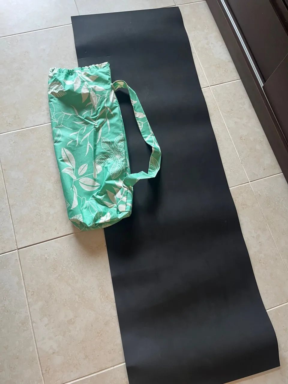 Tapete Colchonete de Yoga com bolsa de transporte - Foto 2