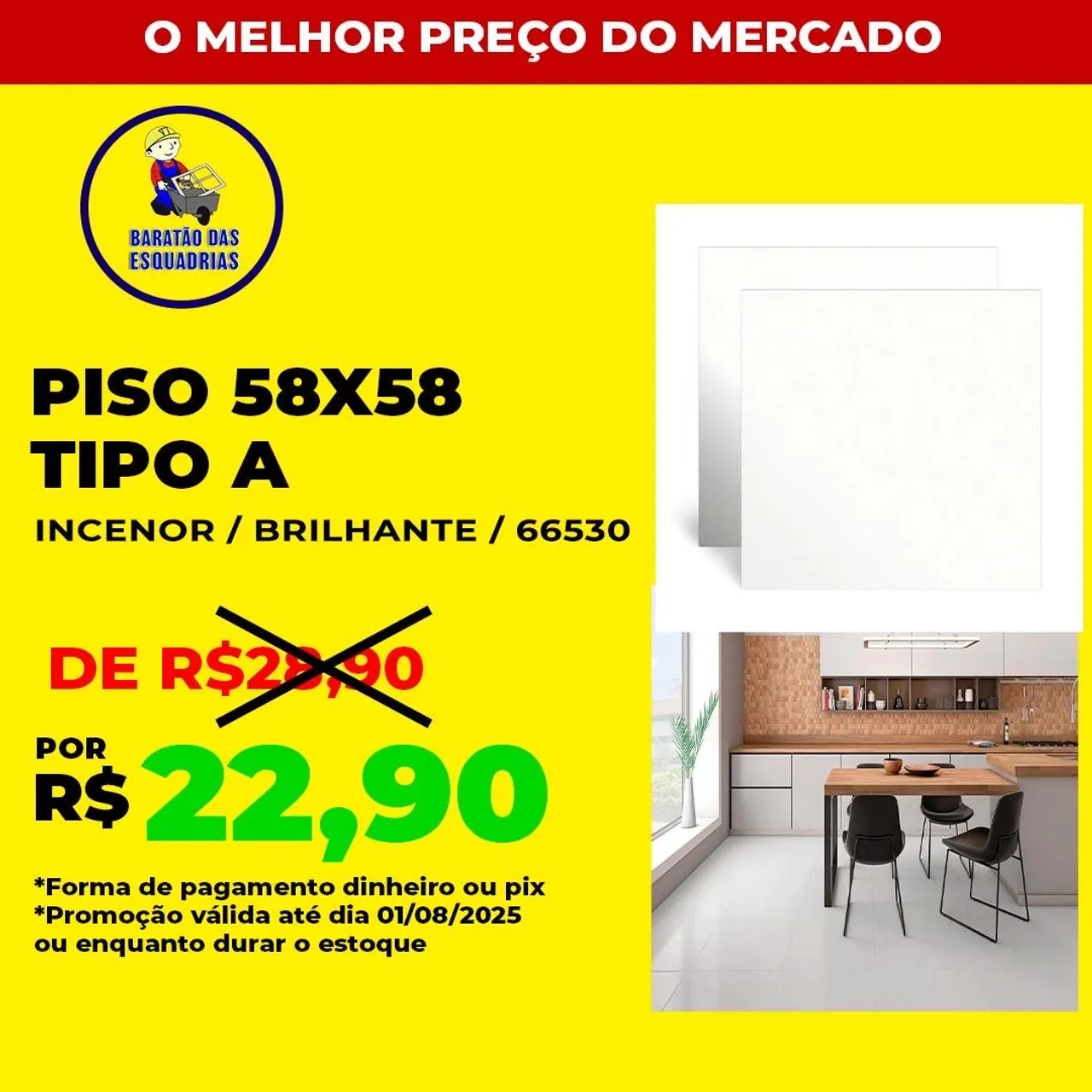 Piso Tipo A - Promoção!